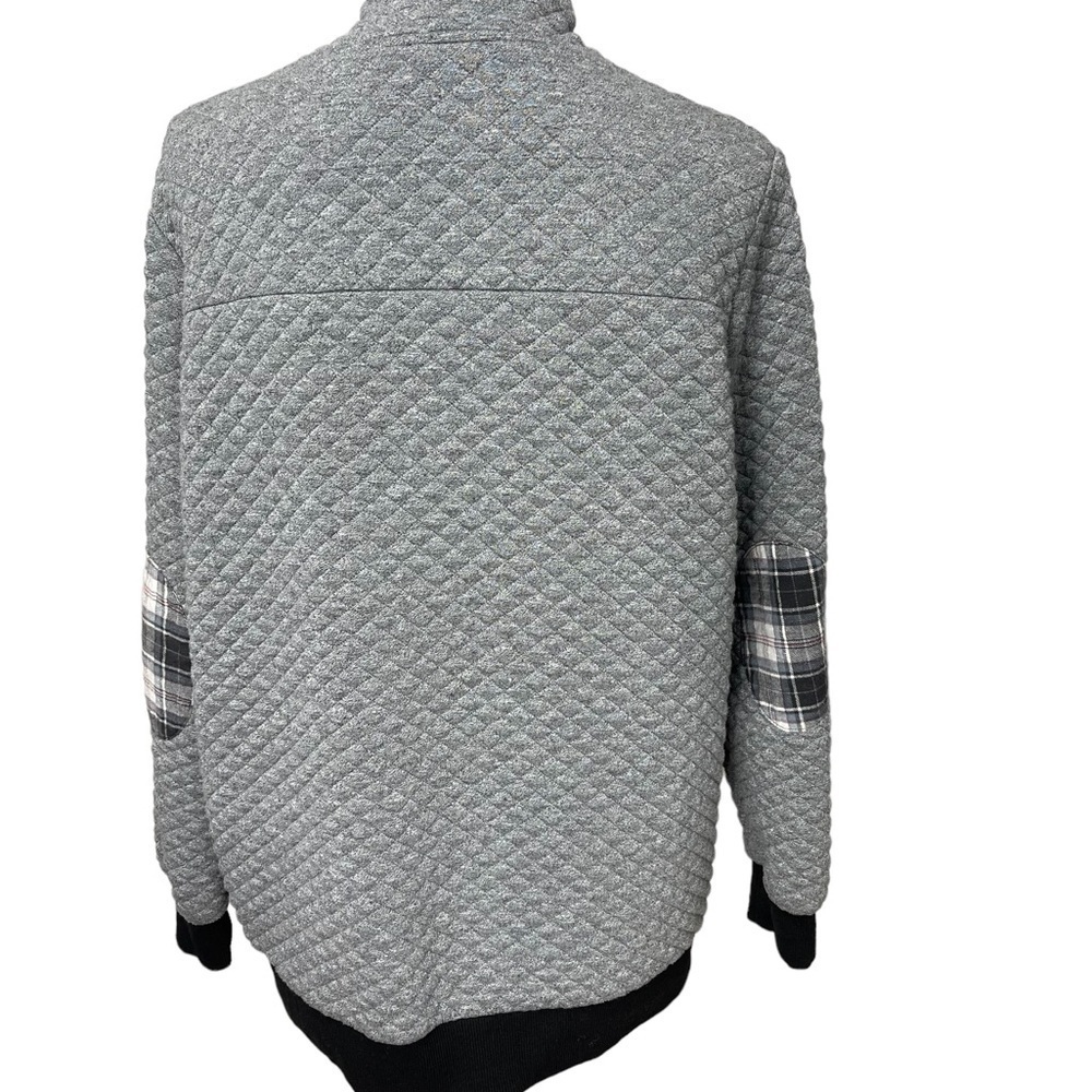 Oddy Boutique Quilted Pullover Top Mock Neck Size Medium/Large - Picture 7 of 12